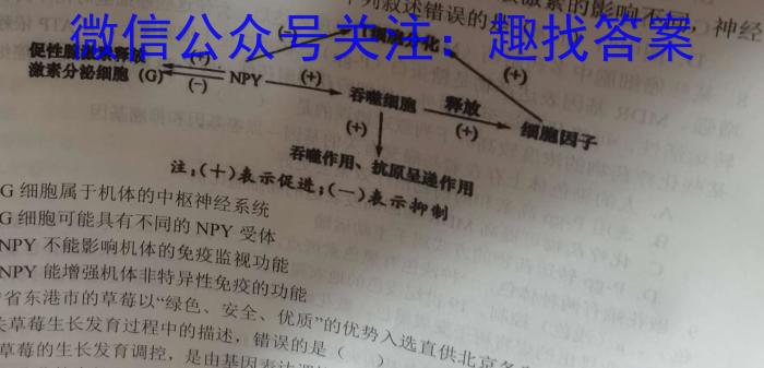 辽宁省2023~2024学年度下学期高一期中联考试卷(241793D)生物学试题答案