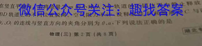 安徽省示范高中培优联盟2024年春季联赛(高二)物理`