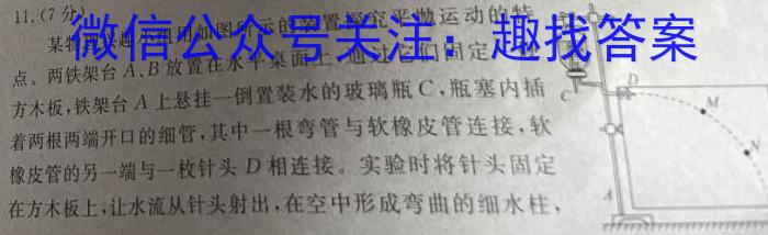 金科大联考·2023~2024学年度高一下学期第一次质量检测(24482A)物理`