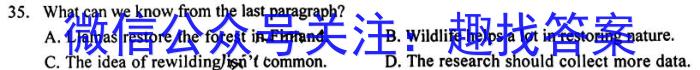 宝鸡市凤翔区2023年九年级第二次学业水平模拟检测英语