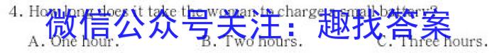 陕西省旬阳市2024年初中学业水平模拟考试(一)英语试卷答案