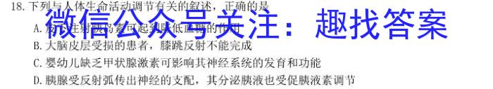 2023年12月湖南省高三年级名校联合考试生物学试题答案