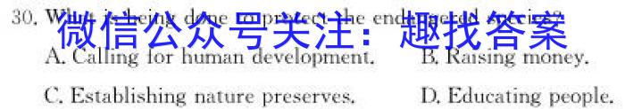 河南省南阳地区12月高二年级阶段测试考试卷(24-248B)英语