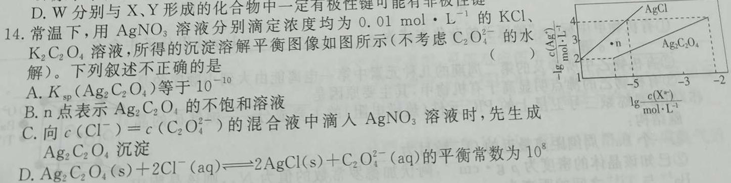 1荆州市省市重点高中2023级高一学生素养测试化学试卷答案