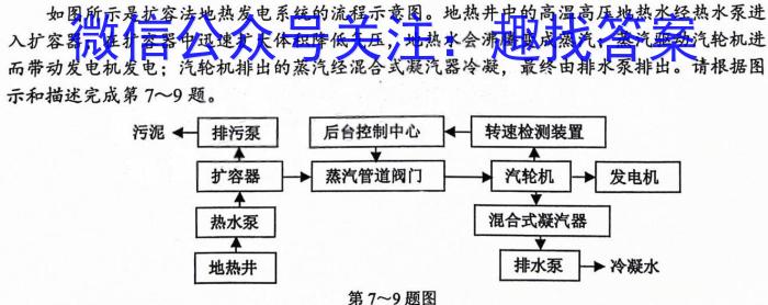 [今日更新]2023-2024学年下学期九年级教学评价一地理h