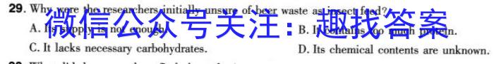 衡水金卷先享题调研卷2024答案(JJ·B)(二)英语试卷答案