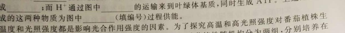 江苏省扬州市江都区2023-2024学年度第二学期期中检测试题高一生物