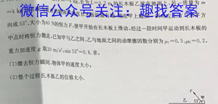 河北省2023-2024学年第一学期九年级教学质量检测四物理`