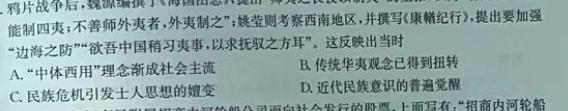 江西省2023-2024学年度八年级下学期阶段评估（二）【7LR】历史