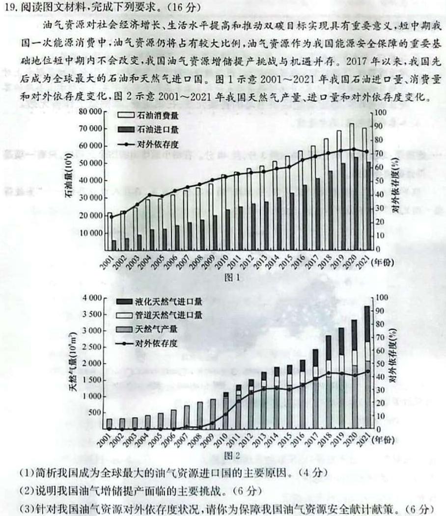 江西省2023-2024学年高一期末教学质量检测地理试卷l