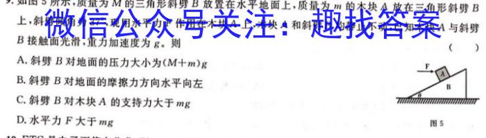 山西省榆次第一中学校2024-2025学年高二年级暑假作业检测物理试卷答案