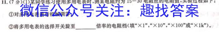 天一大联考 2024年普通高等学校招生全国统一考试预测卷(5月)h物理