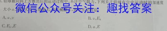 河北省2023-2024学年度第二学期高二年级5月份月考试卷（242835D）物理试题答案