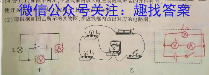 万维中考·2024年河北省初中毕业生升学文化课考试（黑卷）物理