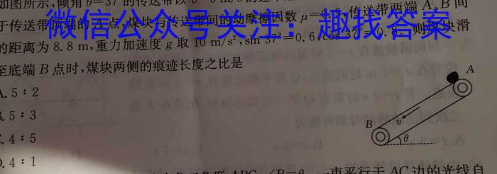 邢台市2023-2024学年高二(下)期末测试(24-560B)物理试题答案