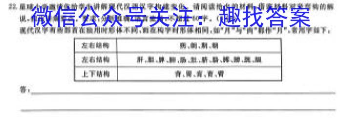 安徽省2023-2024学年度七年级第一学期期末监测考试/语文