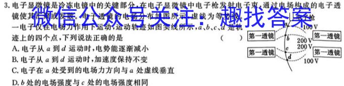 安徽省2023-2024学年九年级上学期期末教学质量调研(1月)物理试卷答案