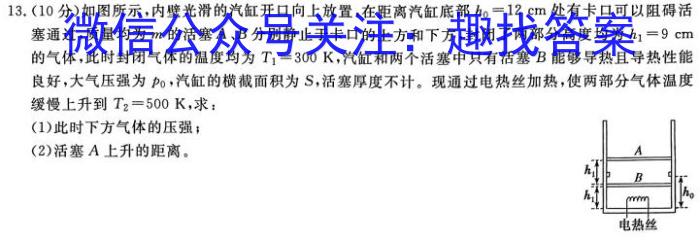 河北省2023~2024学年下学期高二年级第二次月考(242848D)物理试题答案