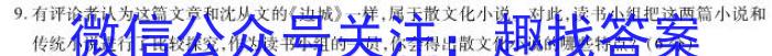 2024年1月高二年级期末调研测试（山西省通用）语文