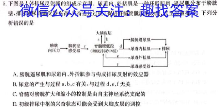 保山市2023~2024学年普通高中高三上学期B、C 类学校第三次质量监测生物学试题答案