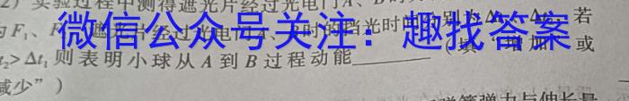 云南师大附中2023-2024年2022级高二年级教学测评月考卷(四)4物理试卷答案