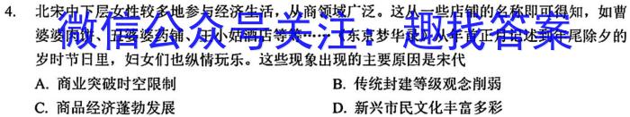 2024年陕西省高三教学质量检测试题(二)&政治