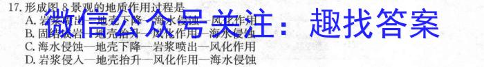 银川一中2025届高三年级第一次月考地理试卷答案