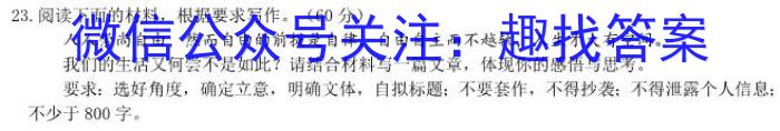 江西省2024年九年级第二次学习效果检测语文