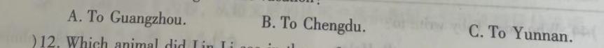 ［凉山二诊］凉山州2024届高中毕业班第二次诊断性检测 英语