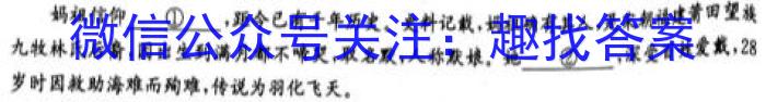 2024届河北省高三年级12月联考(24-228C)语文