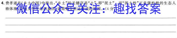 2024届衡水金卷先享题调研卷(湖北专版)二语文