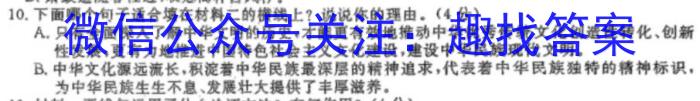 山西省2023-2024学年高二第二学期高中新课程模块期末考试试题(卷)语文