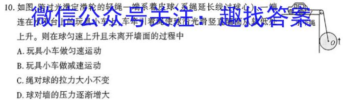 2024届智慧上进 名校学术联盟·高考模拟信息卷押题卷(五)5物理试卷答案