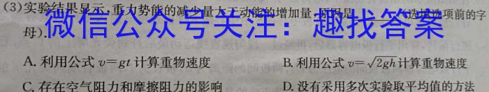 鼎成原创模考 2024年河南省普通高中招生考试 考场卷物理试卷答案