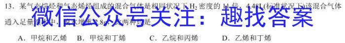 3百师联盟 2024届高三一轮复习联考新高考(四)化学试题