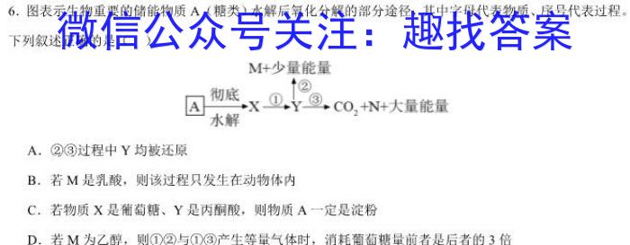 白水县2024年初中学业水平考试模拟卷(四)生物学试题答案