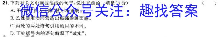 2024届内蒙古高三考试2月联考(24-357C)/语文