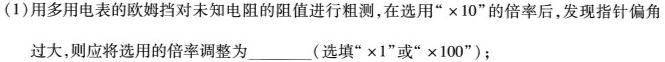 陕西省2023-2024学年高一年级期末考试试卷（241962Z）(物理)试卷答案