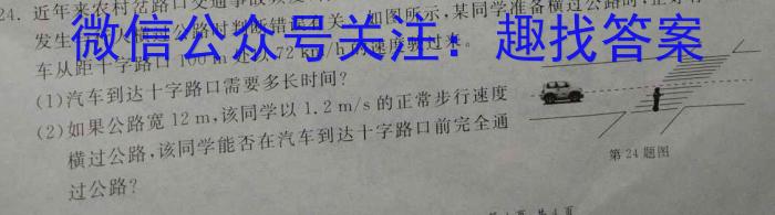 2024届河南省九年级中考真题q物理