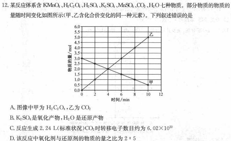 1安徽省2023-2024学年度八年级第三次月考（二）化学试卷答案