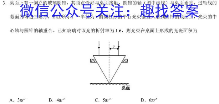 “天一大联考·齐鲁名校联盟”2023-2024学年（下）高三年级开学质量检测物理`