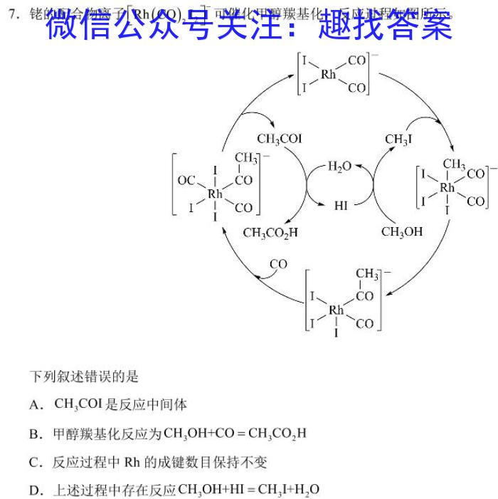 3山东省2023-2024学年度高二年级12月调考化学试题