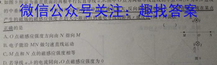 江西省2024年初中学业水平考试冲刺练习（二）物理试题答案