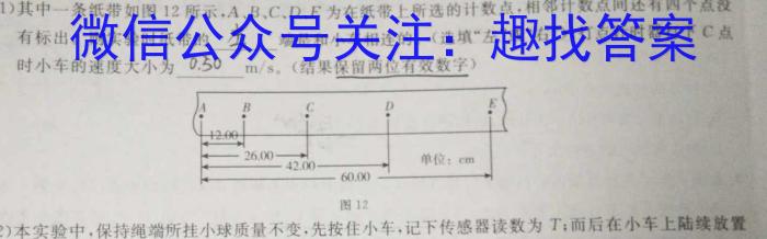 南宁市2023-2024学年度秋季学期教学质量调研（高二）(物理)