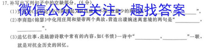 河北省2023-2024学年第一学期高一年级12月月考(241434Z)语文