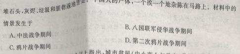 河南省驻马店市遂平县2023-2024学年度第二学期七年级期末学业水平测试试卷历史