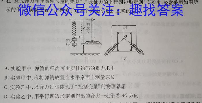 河南省新乡市2024届中小学生综合素养绿色评价活动物理试卷答案