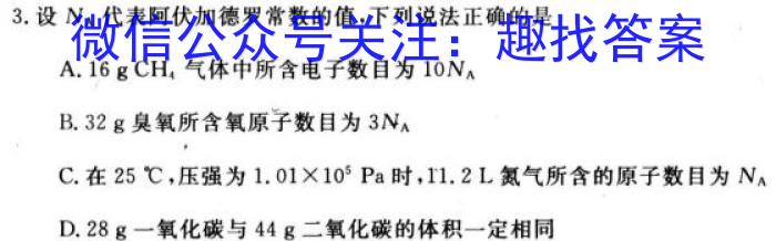 q河南省驻马店市2023-2024学年度第一学期九年级阶段监测（三）化学