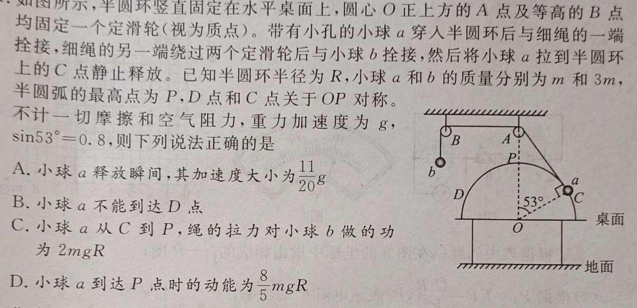 [今日更新]广东省2024届高三年级上学期12月联考.物理试卷答案