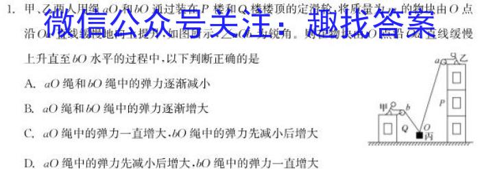 陕西省临渭区2024年九年级中考模拟训练(三)3物理试题答案